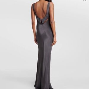 CHRISTOPHER ESBER - Cutout Silk Satin Maxi Dress